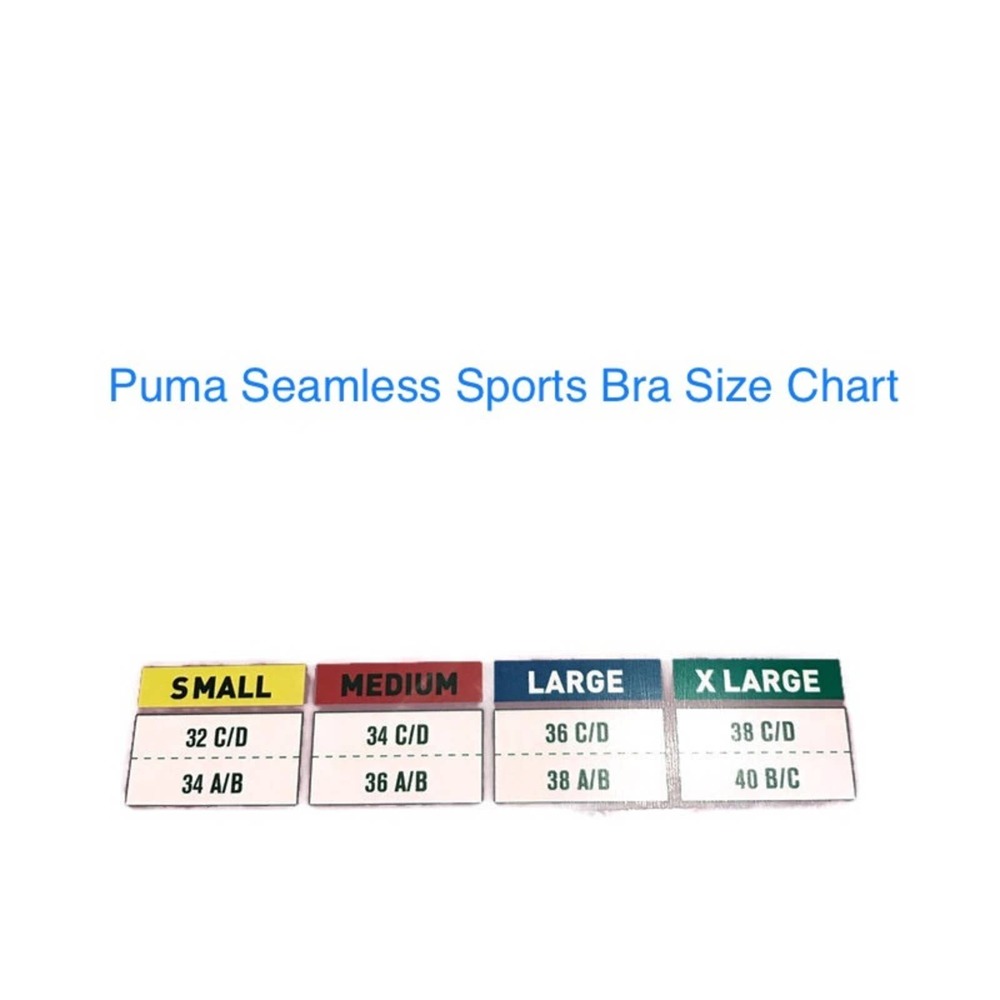 Puma “2/$20” NWOT White Seamless Sports Bra Women Various - Picture 11 of 12